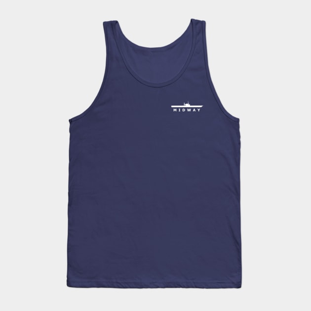 USS Midway (CV-41) Tank Top by The Warshipologist